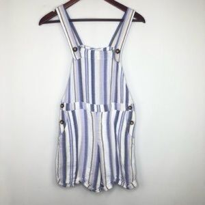 Hollister striped Shorts Romper Jumpsuit. Medium